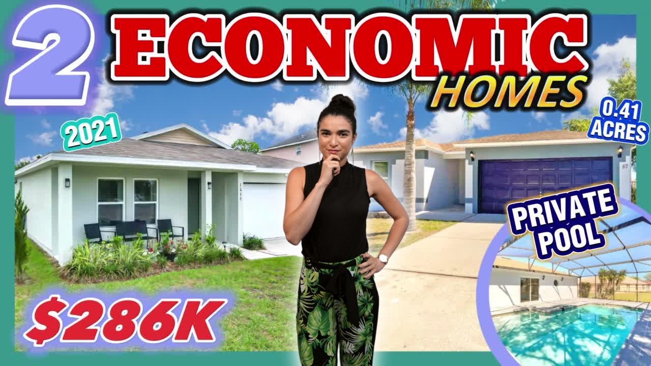 YOU CAN CHOOSE🔥💲2 ECONOMIC HOMES SOUTH OF KISSIMMEE, FL + PRIVATE POOL + 0.41 ACRES😱