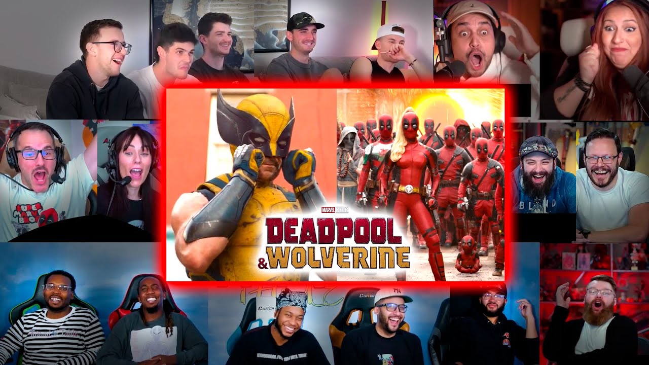 Wolverine Puts On His Mask and Deadpool Corps Reaction Mashup | Deapool & Wolverine Reaction Mashup