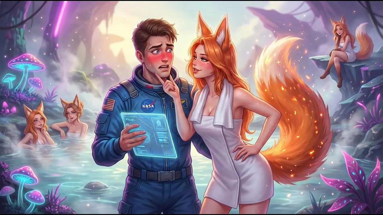 Lost in My Thoughts, I Stumbled Upon Four Fox Sisters Bathing—They Smiled, So You Admire Our Bodies?