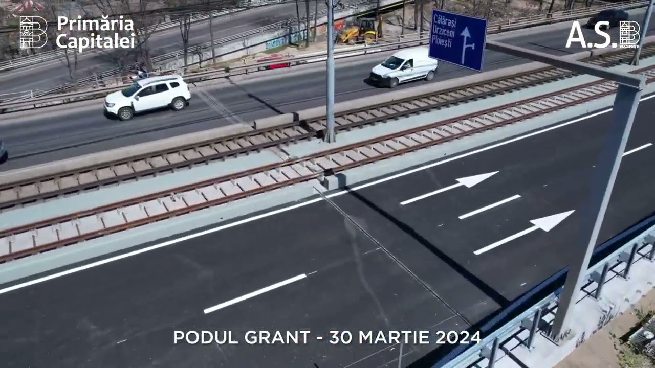A fost reluată circulația rutieră pe Podul Grant