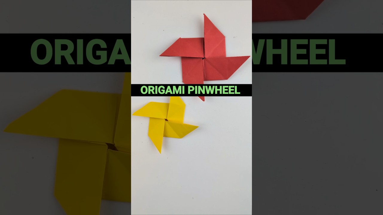 Origami PINWHEEL ❤️