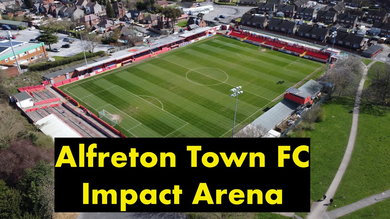 Alfreton Town FC - Impact Arena - 4K Drone
