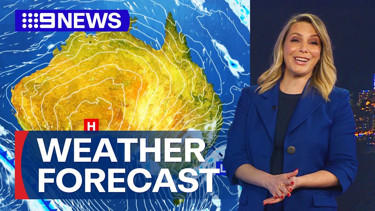 Australia Weather Update: Showers expected for the country's south-east | 9 News Australia