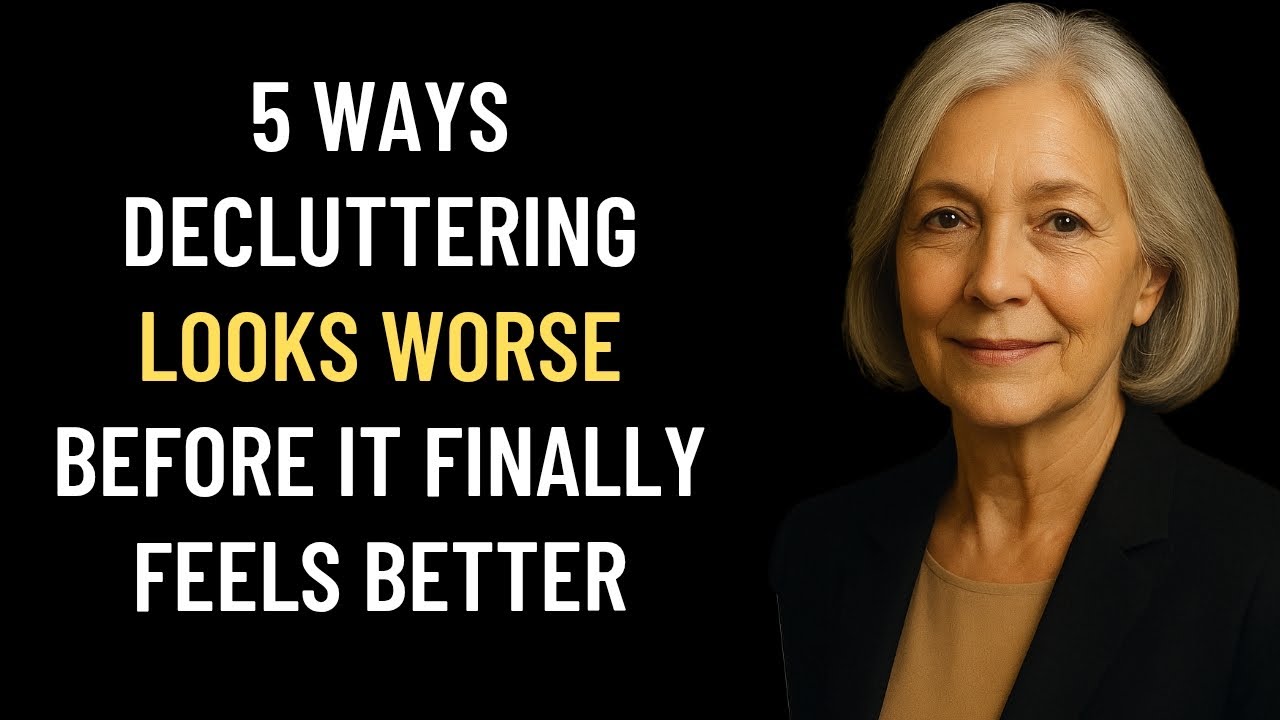 5 Ways Decluttering Looks Worse Before It Finally Feels Better