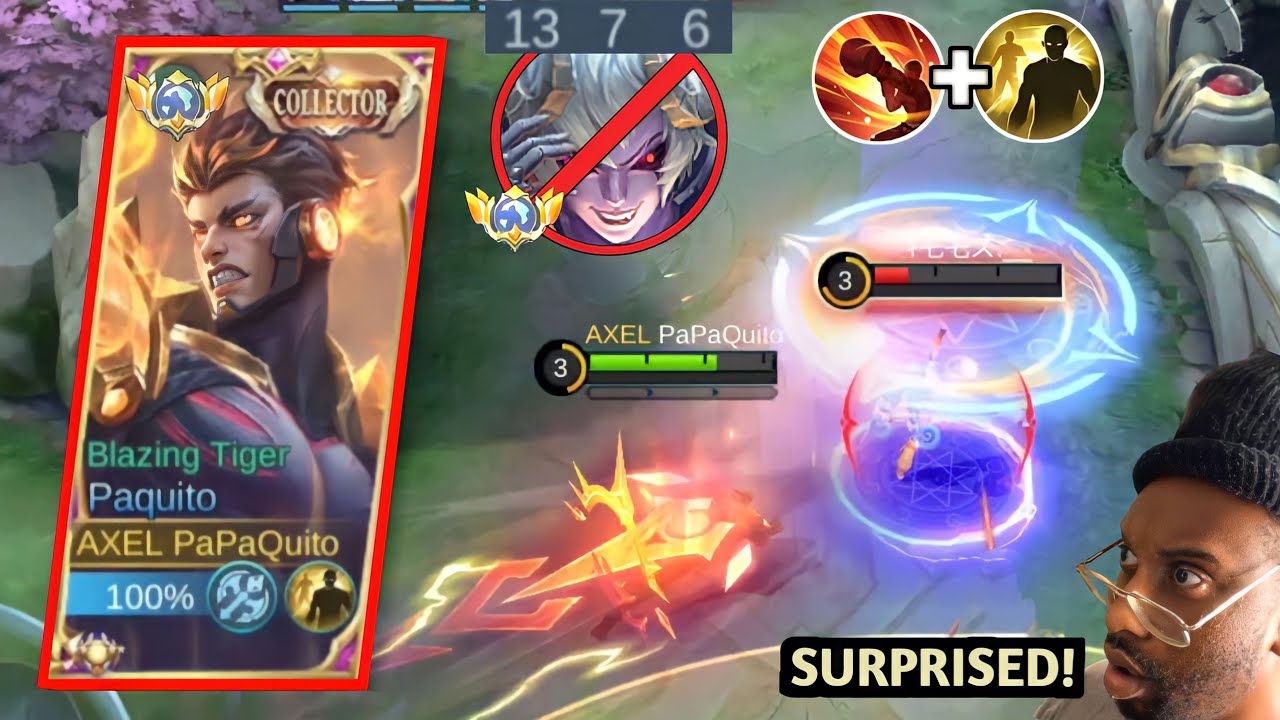 PAQUITO FREESTYLE SECOND SKILL + FLICKER COMBO TO COUNTER GLOBAL DYRROTH IN LATE GAME | MLBB