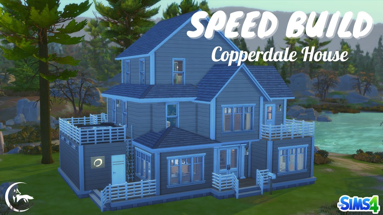 SIMS 4 SPEED BUILD - Copperdale Family House