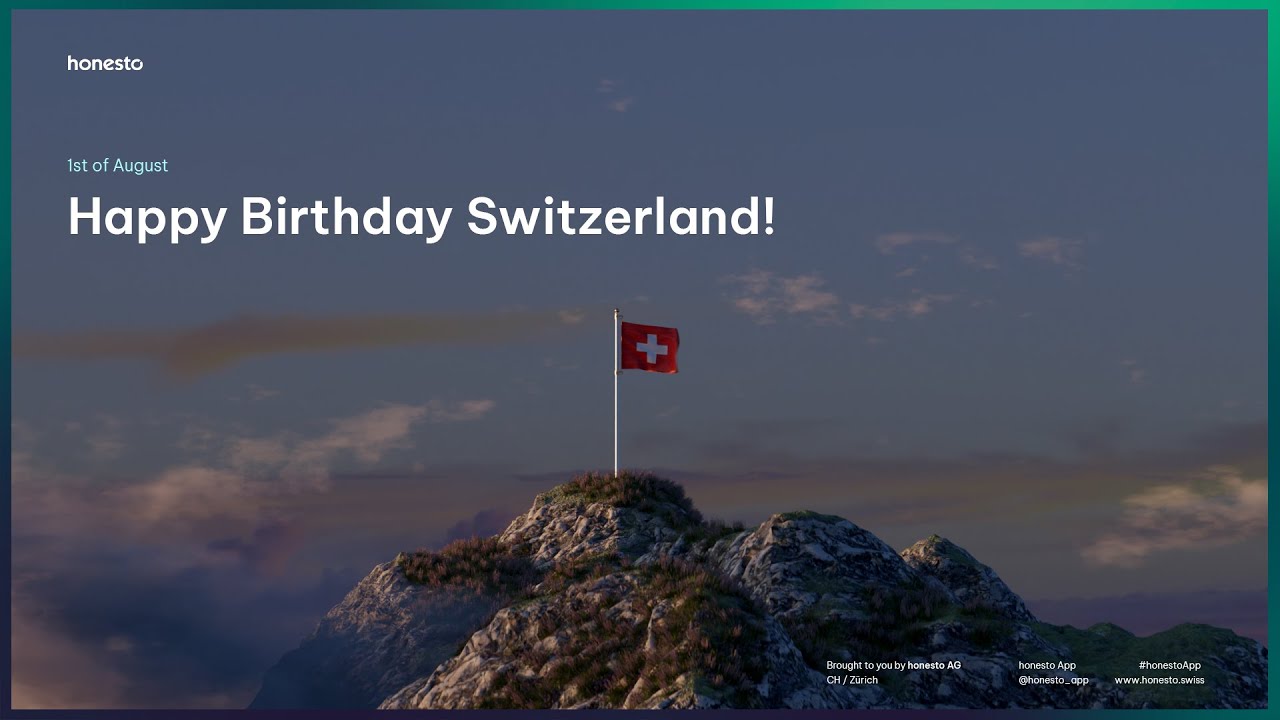 Happy Birthday Switzerland!