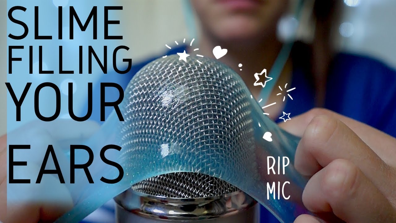 INTENSE SLIME IN YOUR EARS - ASMR Ruining the Microphone??