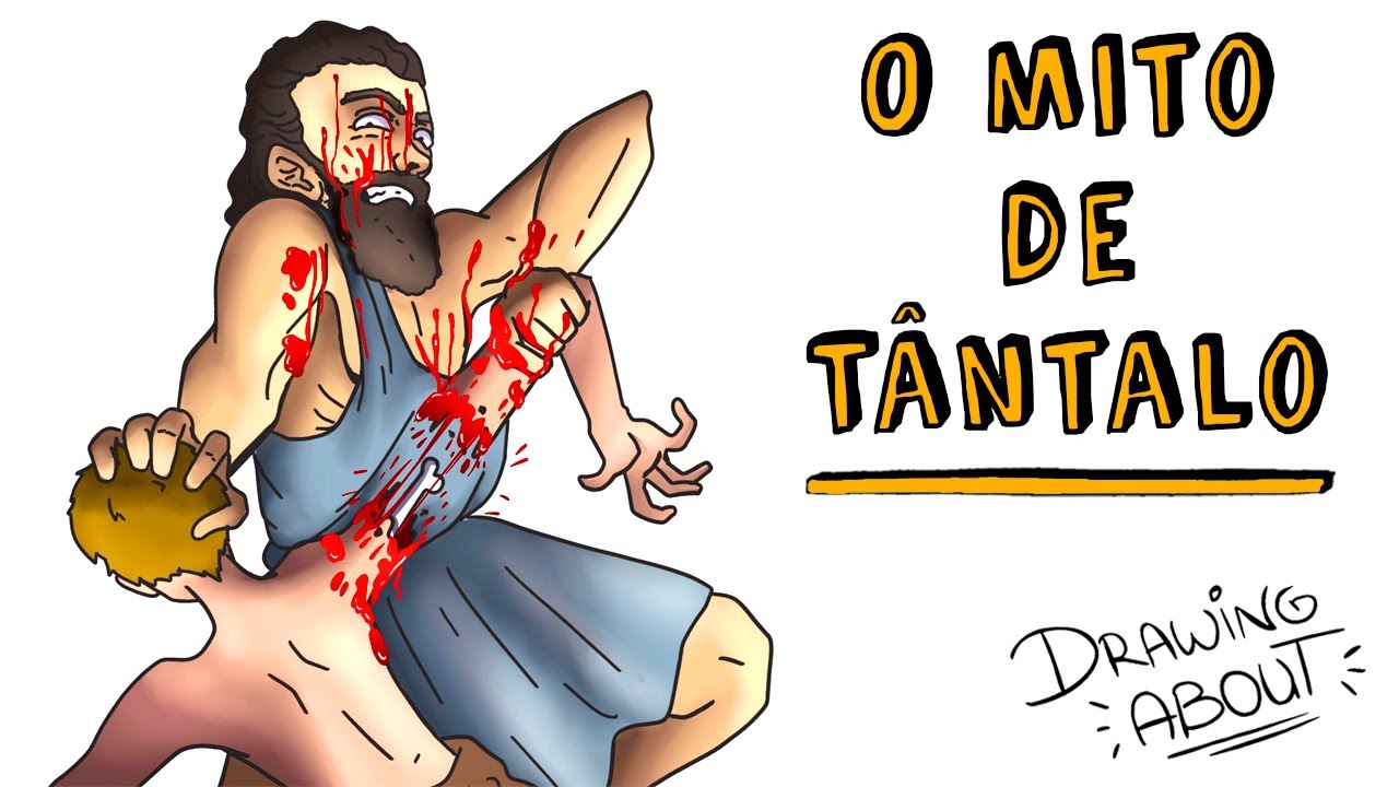 O mito de T&acirc;ntalo, matou e cozinhou seu filho 🔱 MITOLOGIA | Draw My Life Portugu&ecirc;s