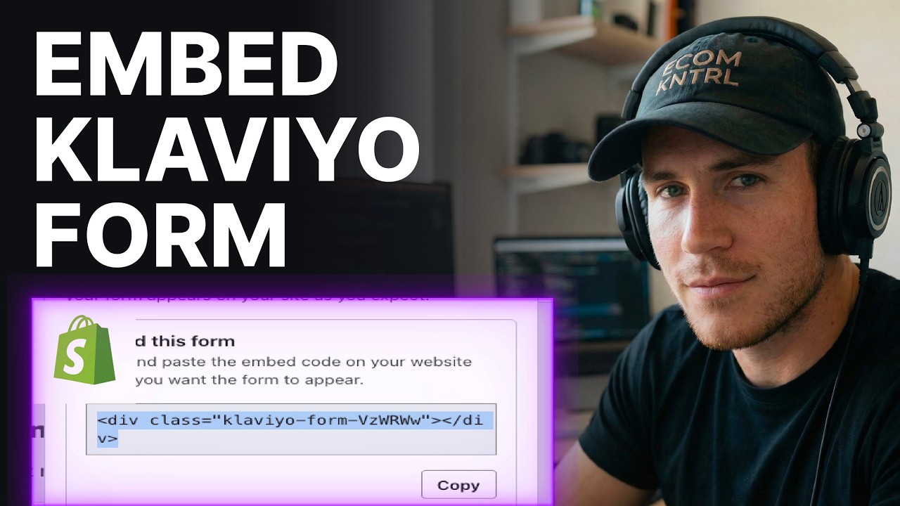 How To Embed Form On Shopify From Klaviyo (2026) | Signup Forms