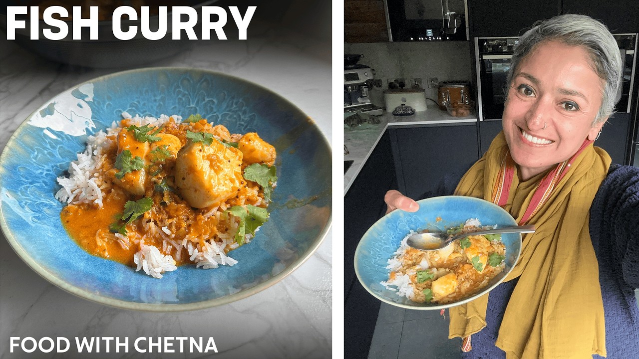 30 minute meals - COCONUT FISH CURRY! a simple healthy meal!