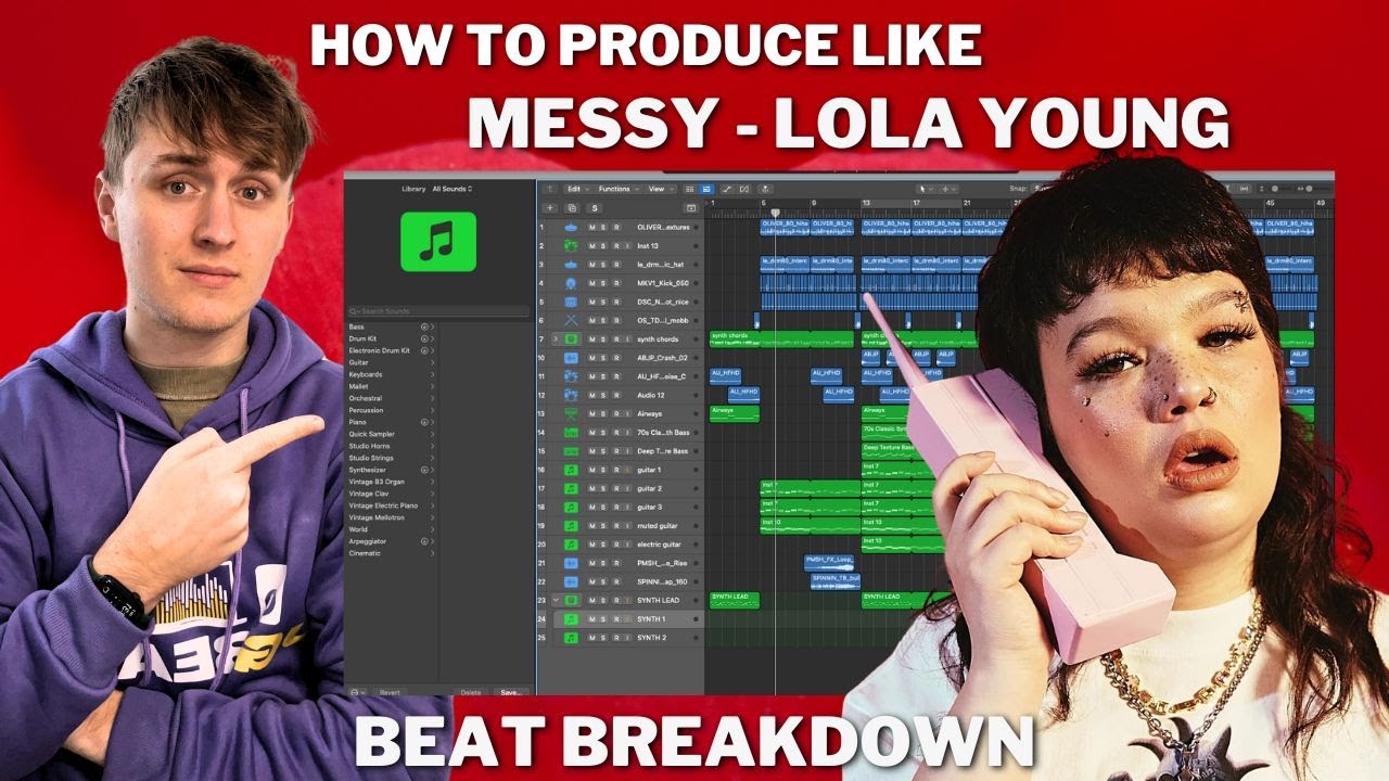 How To Produce A Track Like Messy by Lola Young | Beat Breakdown