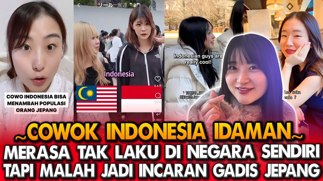 FENOMENA UNIK‼️PRIA INDONESIA JADI INCARAN GADIS JEPANG