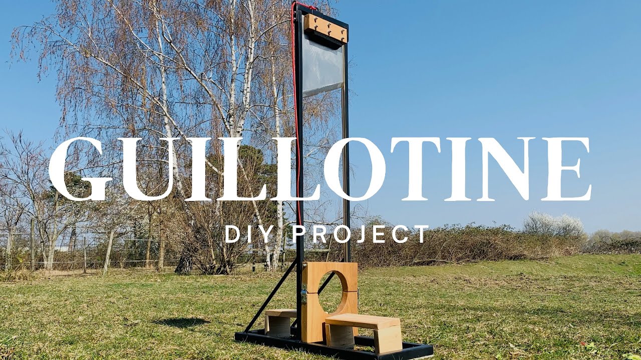 I Built a Guillotine! How I cut my food