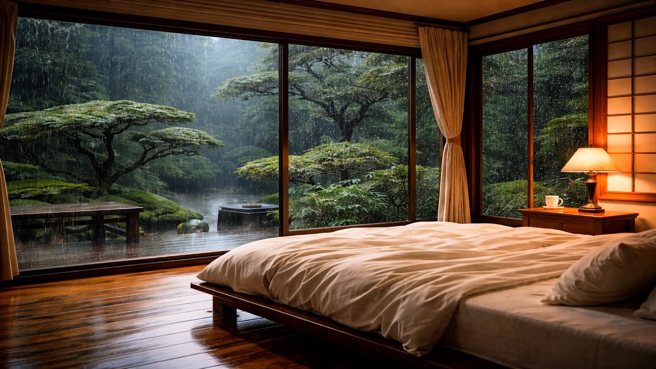 Piano Music for Deep Study | Calm Rain Sounds | Deepora Sounds