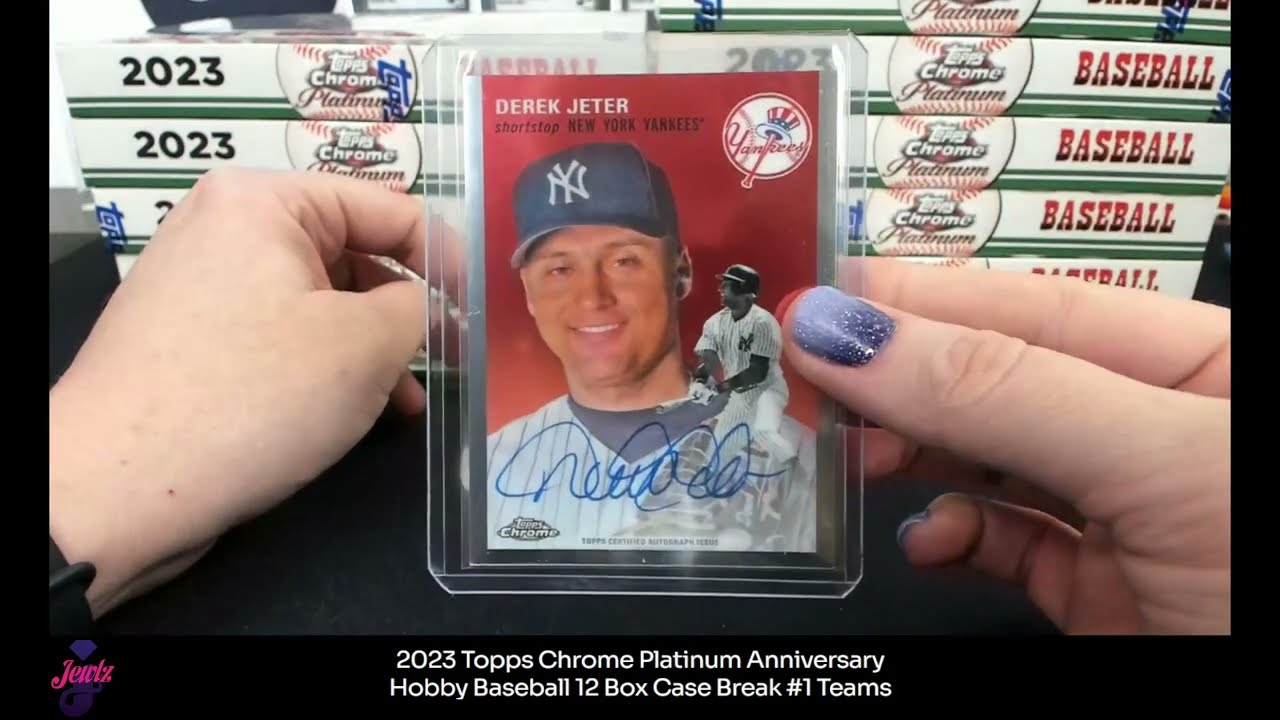 2023 Topps Chrome Platinum Anniversary Baseball 12 Box Case Break #1