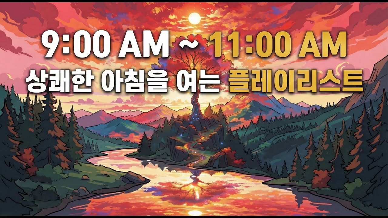 카페 음악  [9시~11시] 2시간 |