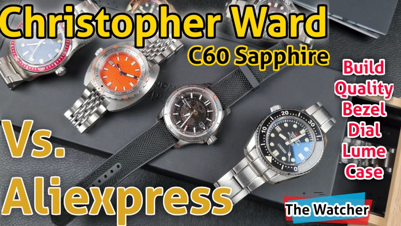 Christopher Ward C60 Sapphire Vs. Aliexpress | Comparing Swiss with Chinese | The Watcher