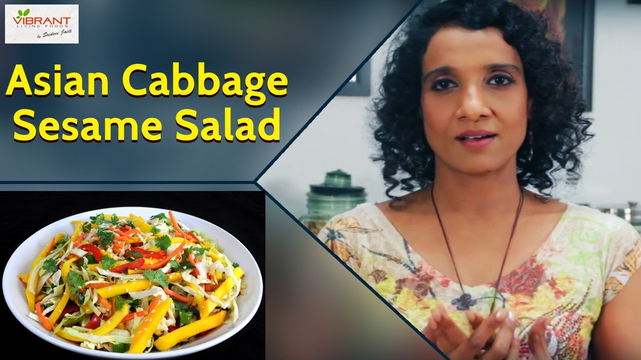 How to Prepare Asian Cabbage Sesame Salad Dressing | Healthy Food Recipe | Vibrant Living