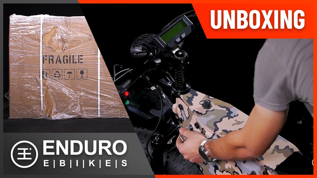 Unboxing Our 5000w Fat Tire Enduro E-Bike - How To Build Your Own E-Bike