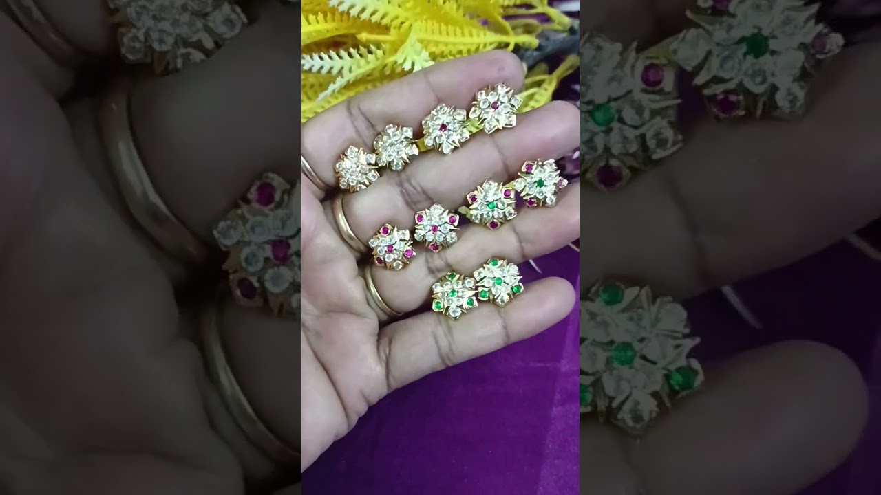 Real gold look impon stud available contact my whatsapp number 9787318720...