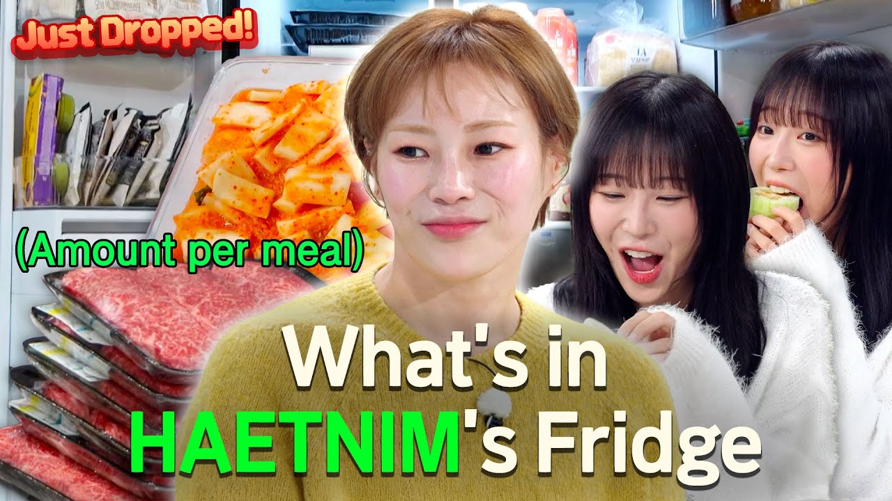 ＂I've Eaten 24 Melons at Once＂ 10-Year Mukbang Veteran HAETNIM 's Fridge Revealed 😻