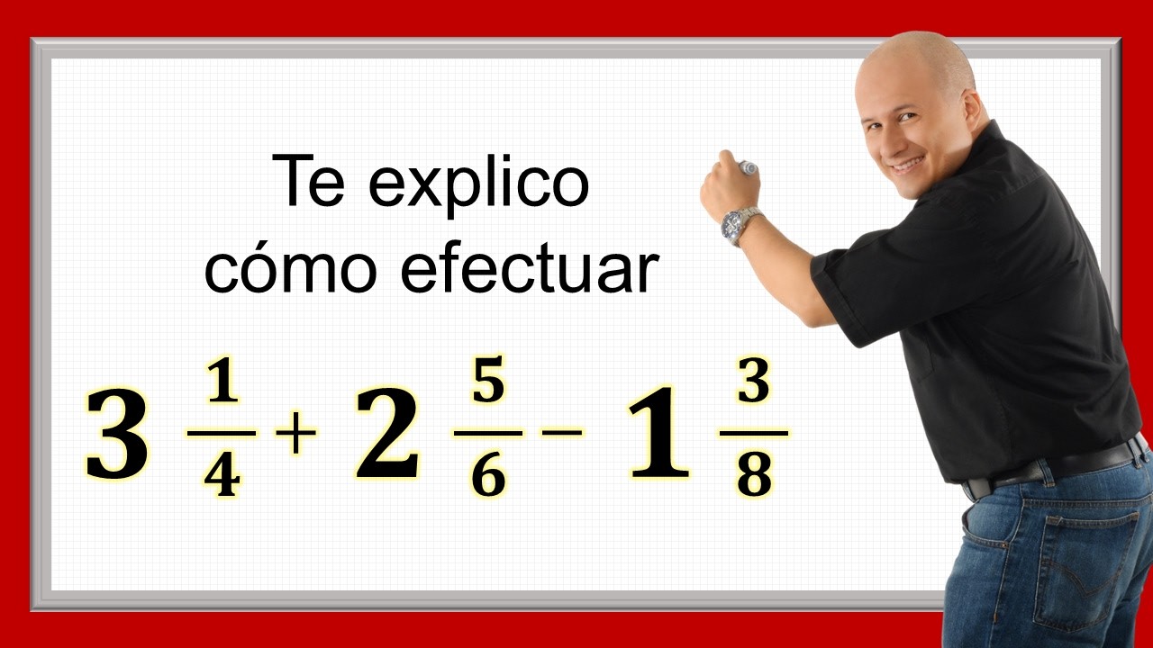 Suma y resta de números mixtos #julioprofe