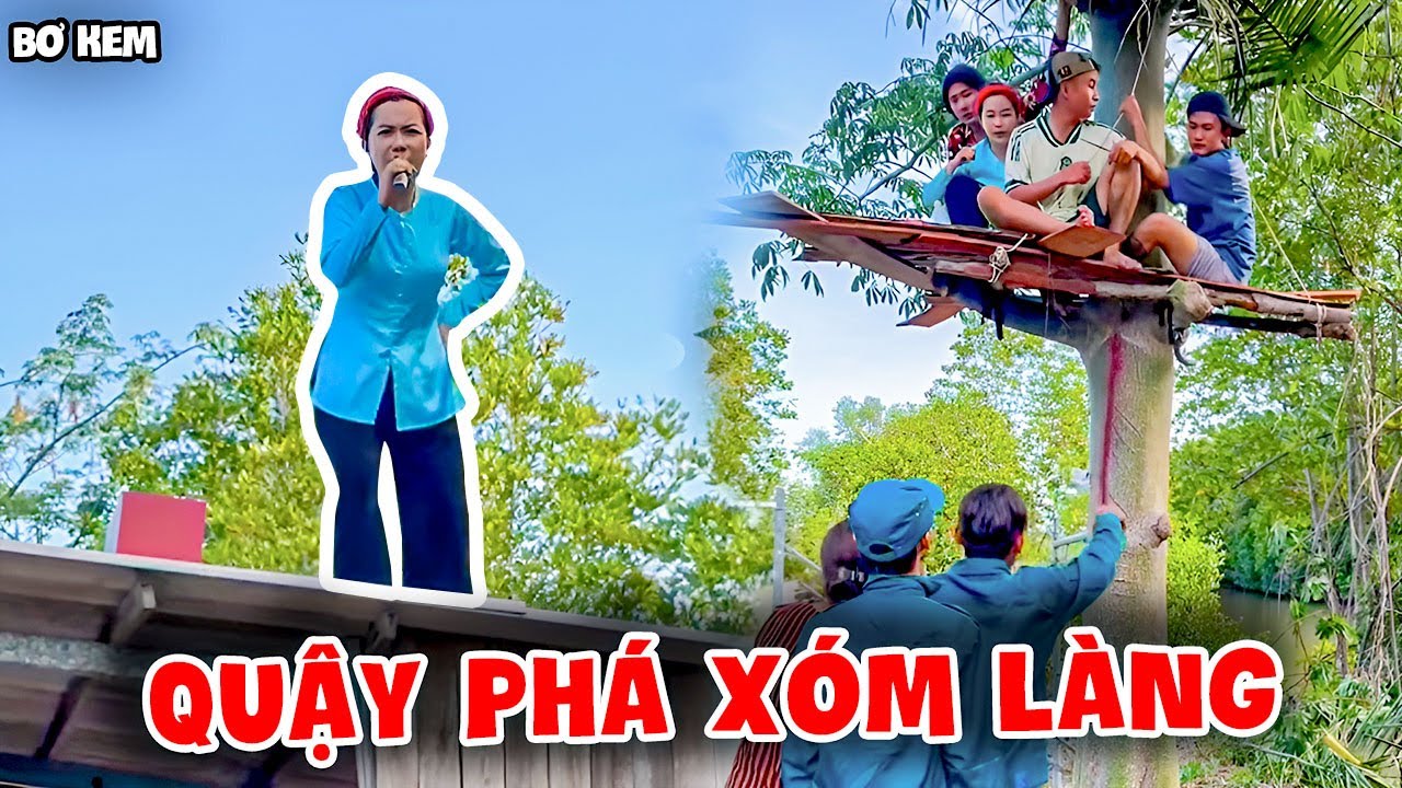 Rủ Cả Xóm Ăn Nhậu Tưng Bừng – Bơ Kem Bị Mời Lên Phường Vì Gây Náo Loạn!  | Bơ Kem