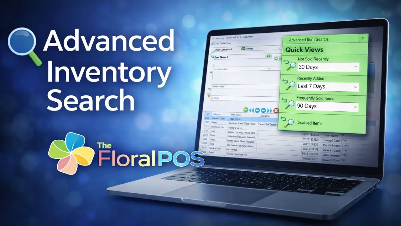 Advanced Inventory Search | Faster Item Lookup in The Floral POS