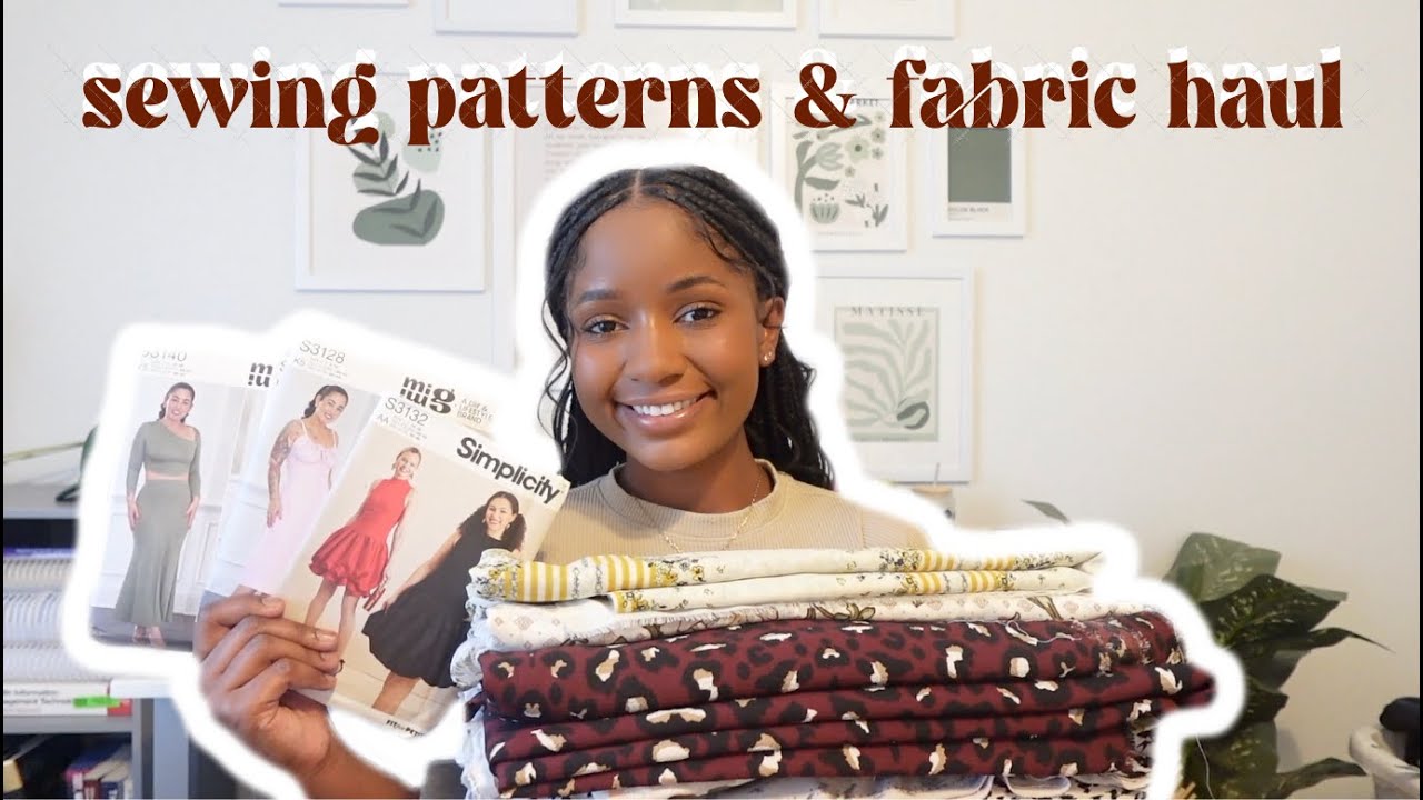 huge fabric haul!! end of summer & fall sewing plans :)