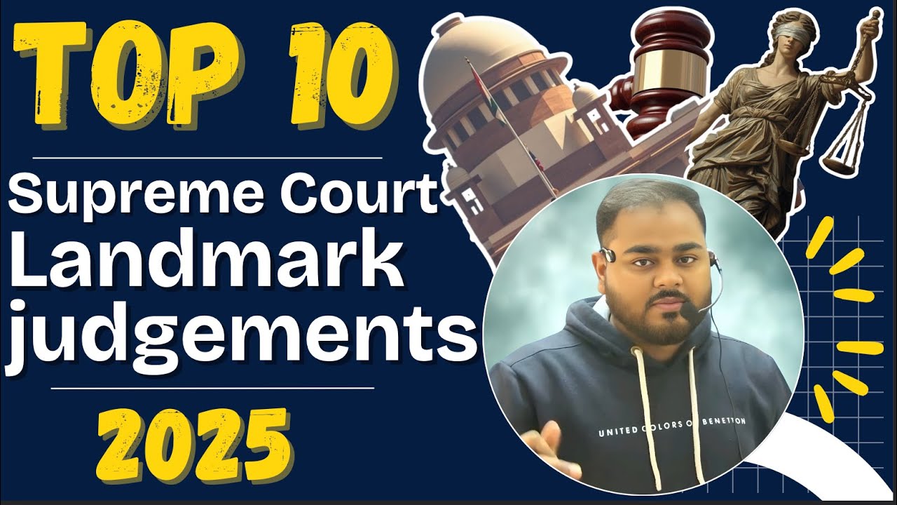 Top 10 Supreme Court Judgments of 2025 | Part 2