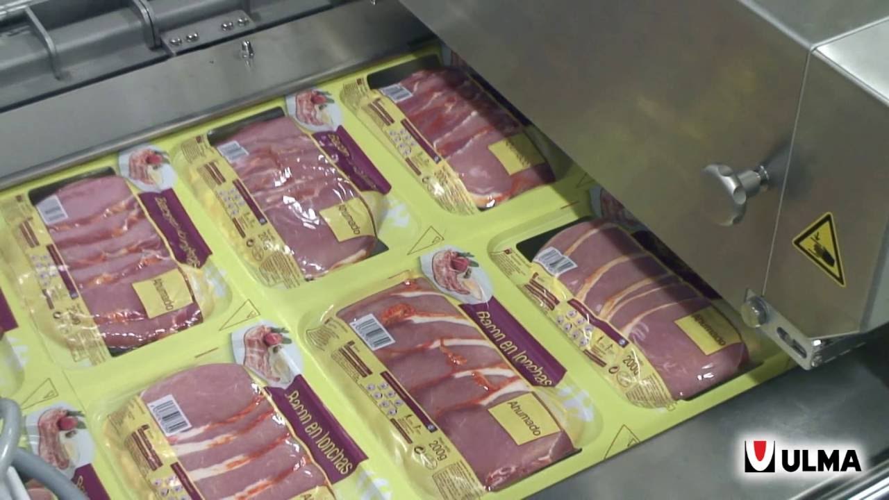 Schinkenspeck in Tiefzieh-Skin Verpackung aus Weichfolie
