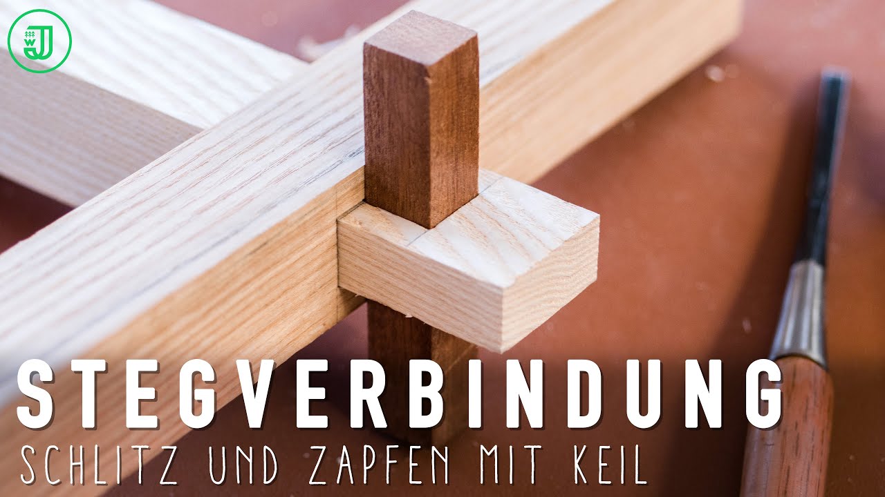 So geht Schlitz und Zapfen OHNE LEIM! | Holzverbindungen einfach erkl&auml;rt | Jonas Winkler