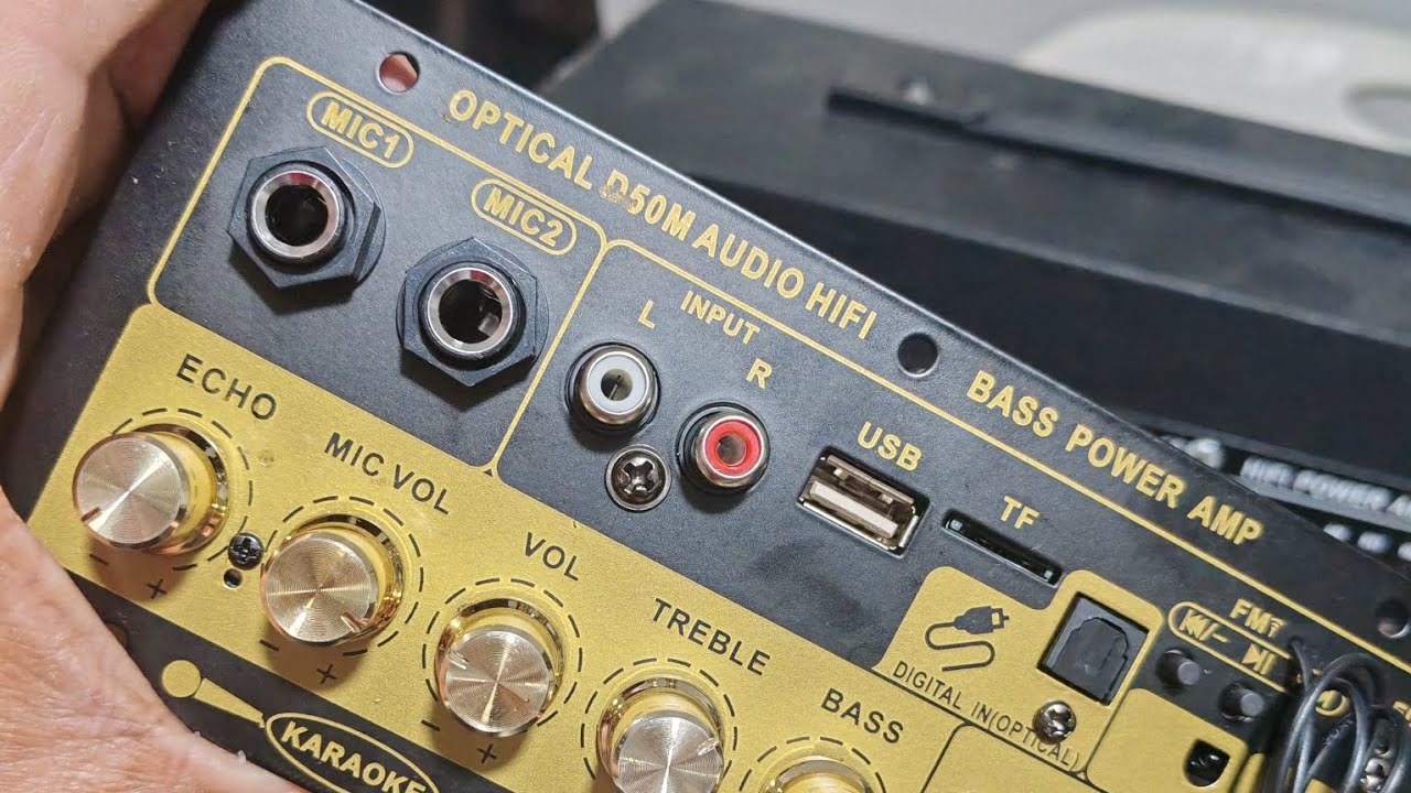 Unboxing and short review of D50M bluetooth amplifier