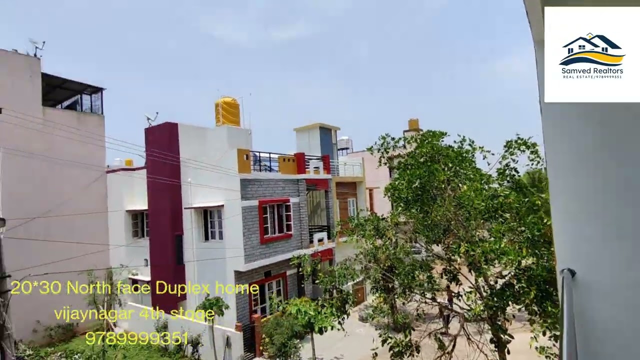 luxurious 20*30 North Face Duplex home is available for sale in Vijaynagar 4thstage Mysore price:1cr