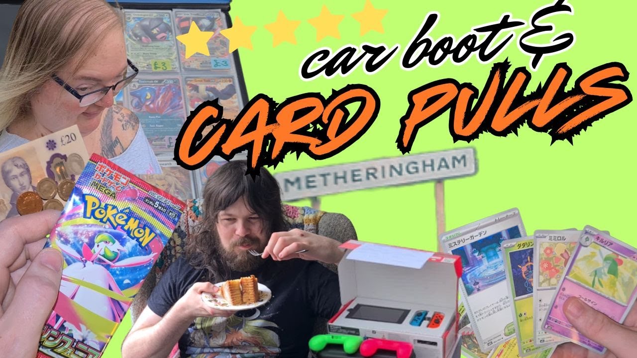 POKEMON HUNTING at a little country carboot + surprise craft fair!