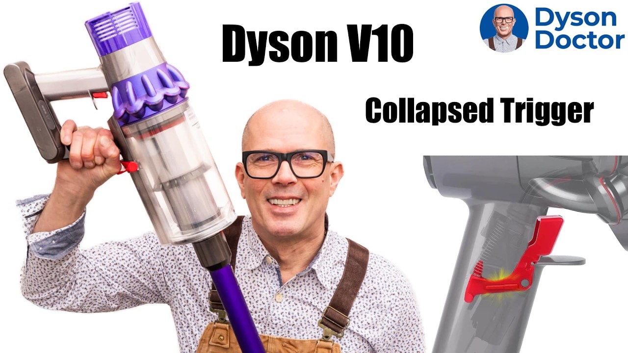 Dyson V10 Trigger Broken/Collapsed ?