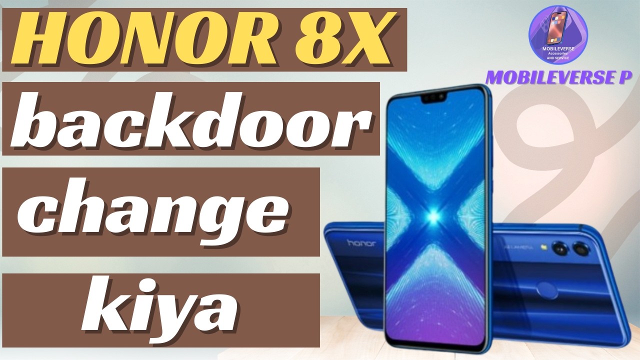 How to replace Honor 8X backdoor with safety |honor | Honor8X #Honor8XRepair #Honor8XBackdoor #Honor