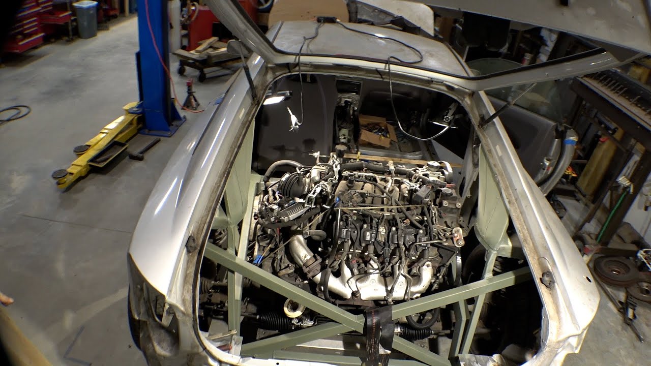 10. LS Swap, first start in car- V8 Celica GT-SS,  First startup, Moves & stops