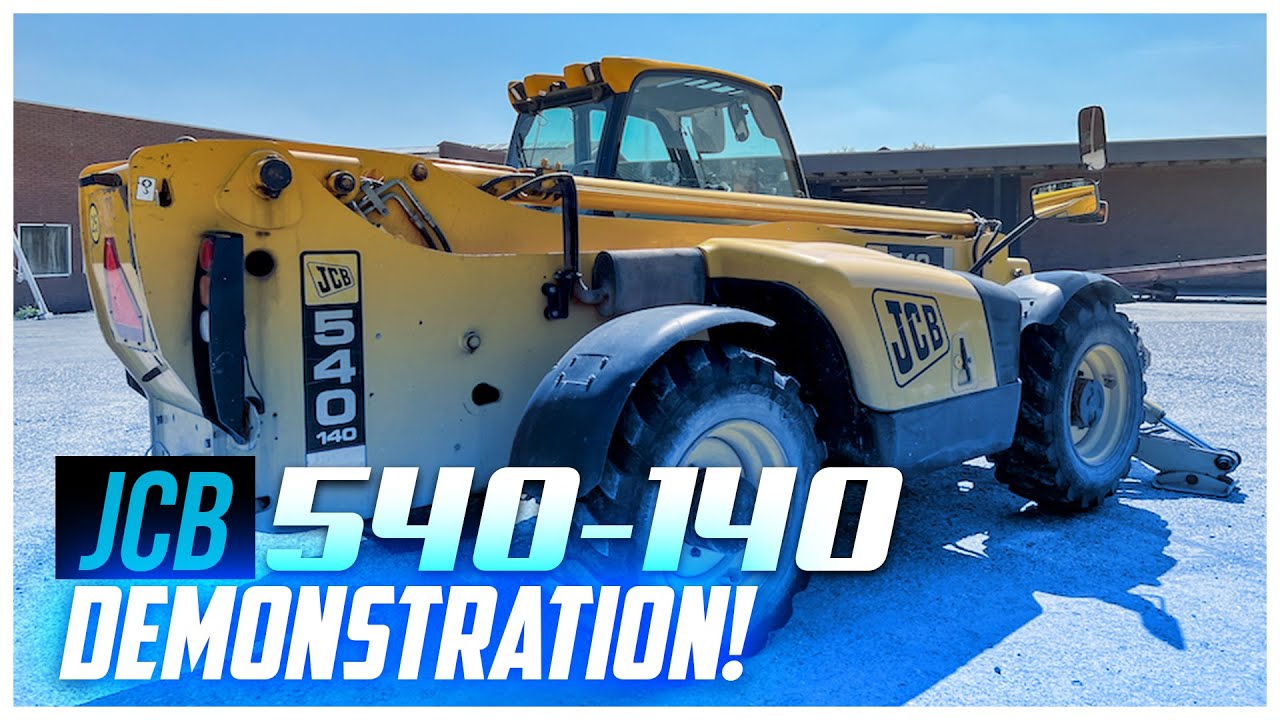 JCB 540 140 2007 telehandler demonstration