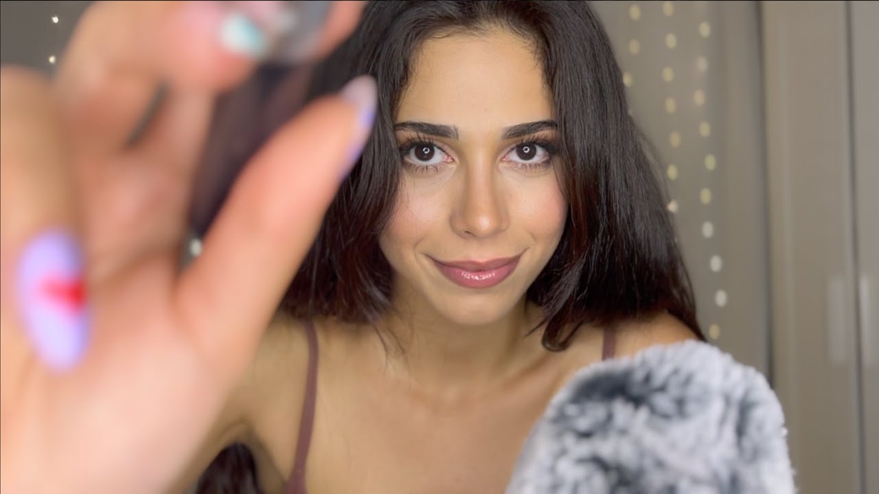 😴 YÜZÜNE YAKINDAN DOKUNUYORUM VE NEGATİF ENERJİNİ UZAKLAŞTIRIYORUM 😴 ASMR TÜRKÇE