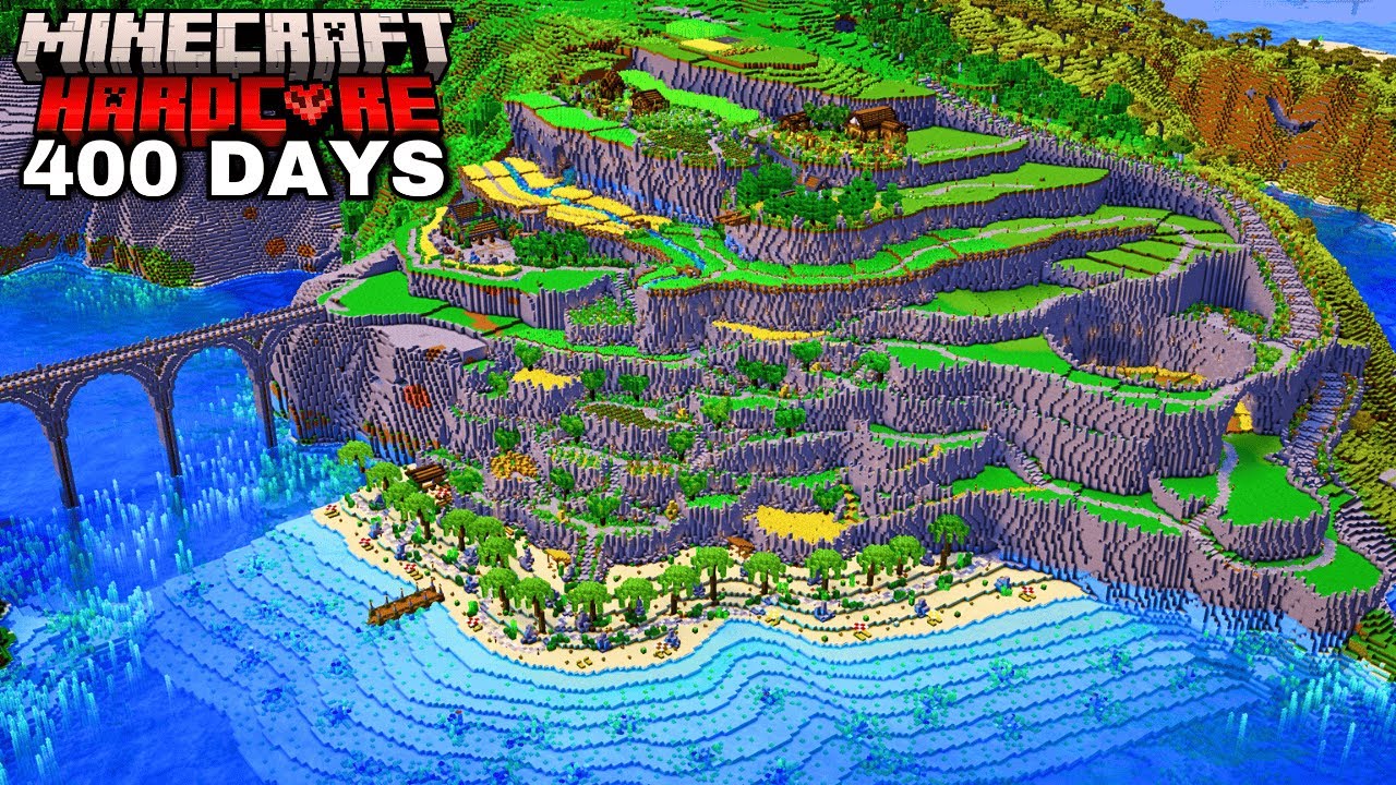 I Survived 400 Days and Nights in Hardcore Minecraft [FULL MOVIE]