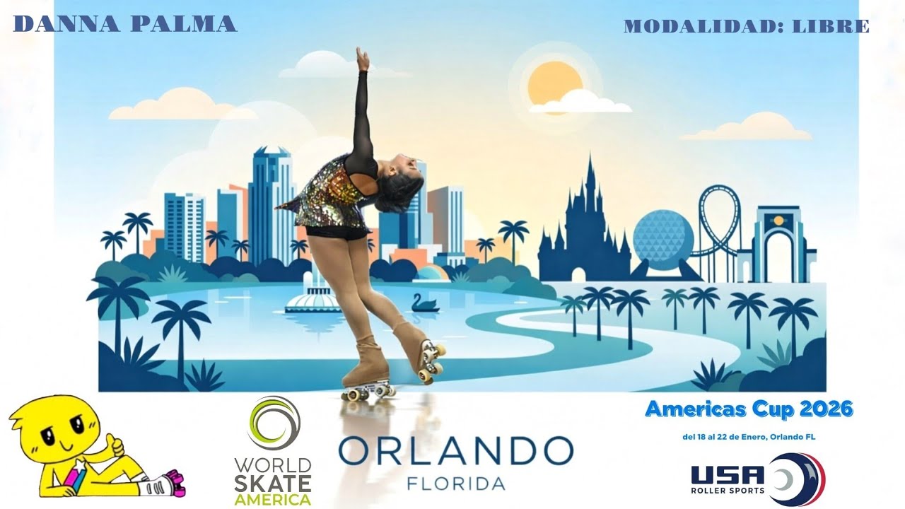 DANNA PALMA, Medalla de Plata, Orlando cup del 18-22 Enero 2026, Orlando FL.  #orlando 