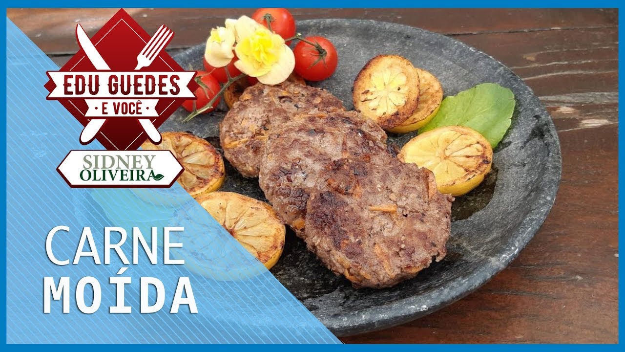 Edu Guedes ensina como preparar receitas com carne moída