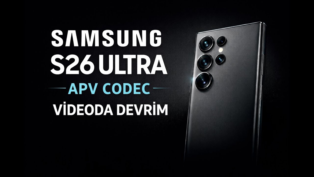 Samsung S26ultra ile Video Devrimi! 🎬 Apple ProRes Devri Bitiyor mu? (APV Codec)