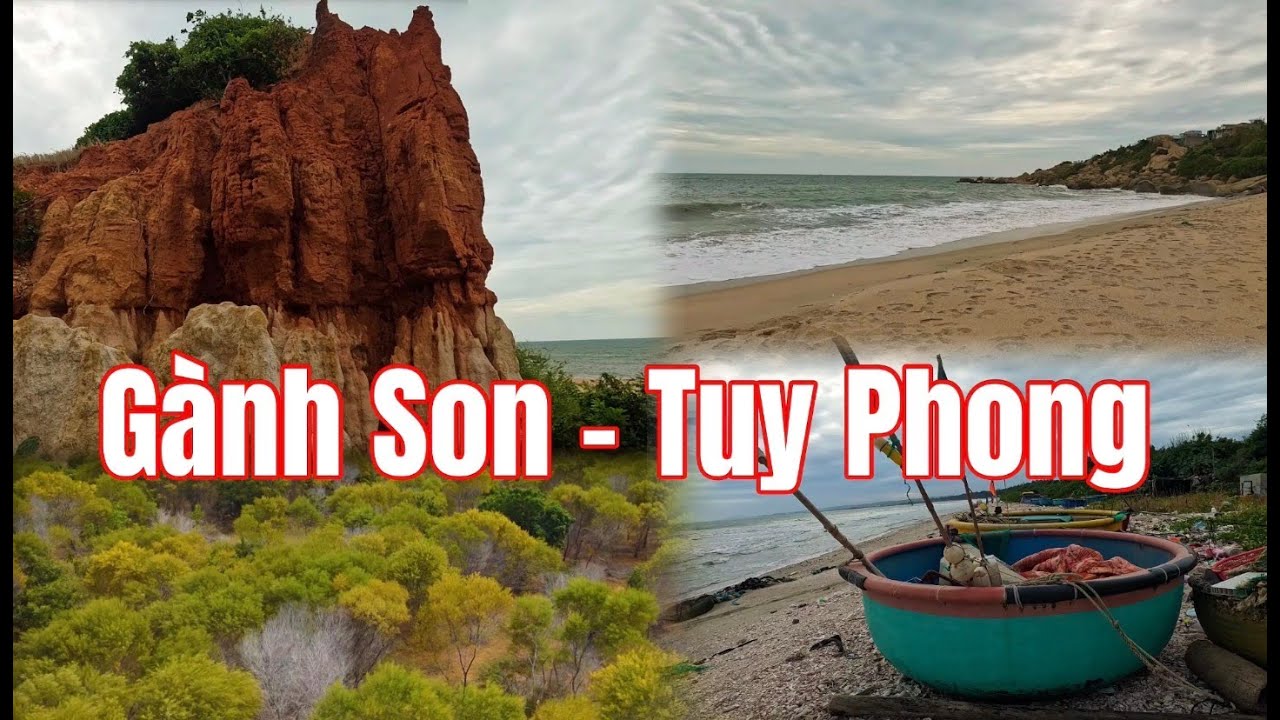 Thắng cảnh làng chài Xóm Duồng - Gành Son ở Tuy Phong Bình Thuận.