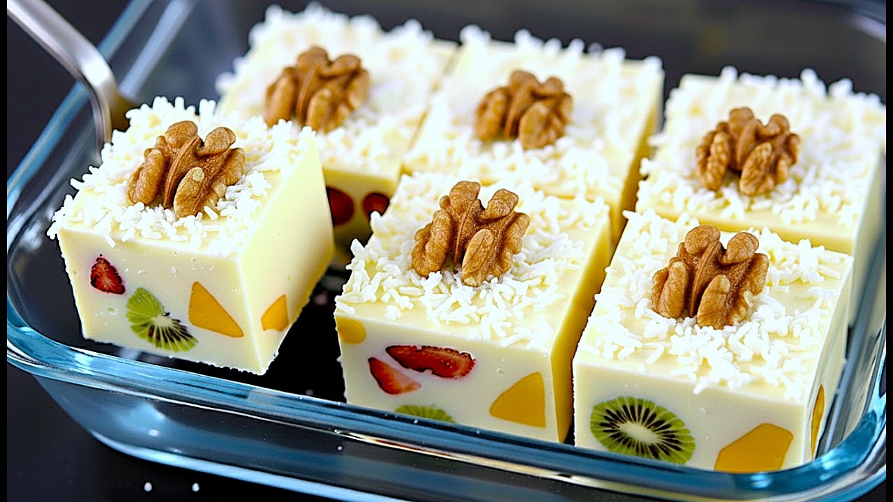 Nur Milch und Kondensmilch! Das leckerste Dessert in 5 Minuten, ohne Backofen, Mehl und Gelatine!