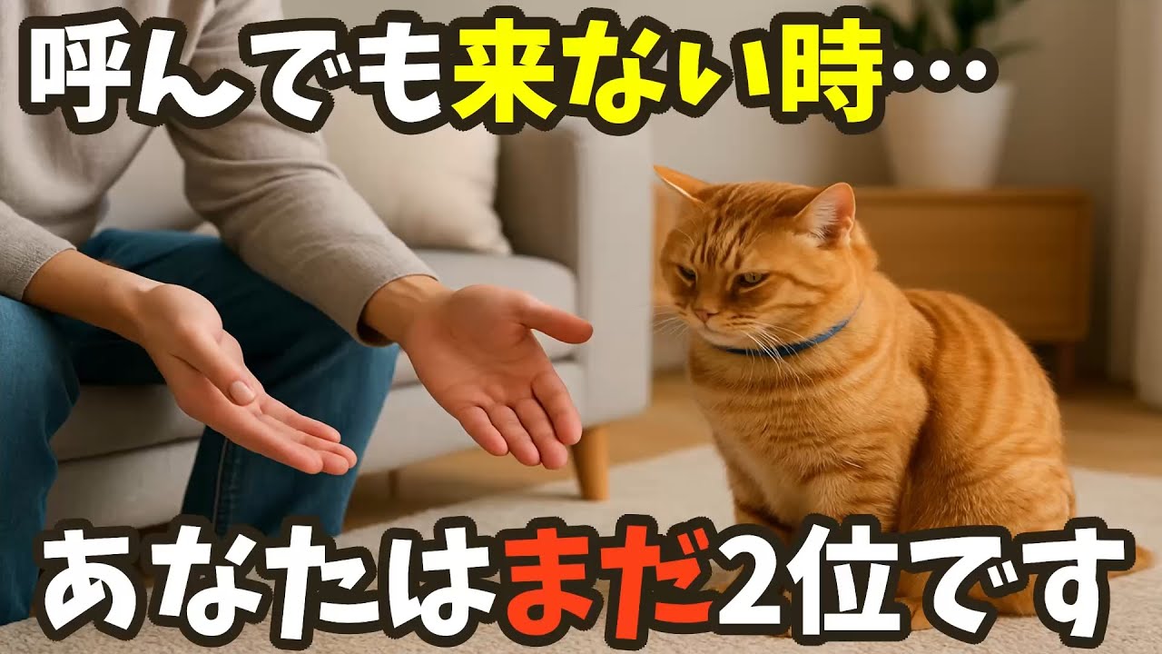 猫が“2位の人”にだけ見せるそっけなさ7選