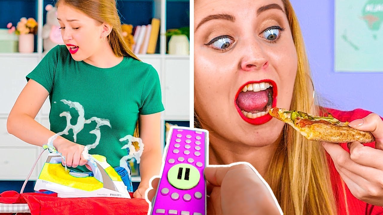 DIE BESTE PAUSEN-CHALLENGE FÜR 24 STUNDEN || Lustige Streiche von 123 GO! GOLD