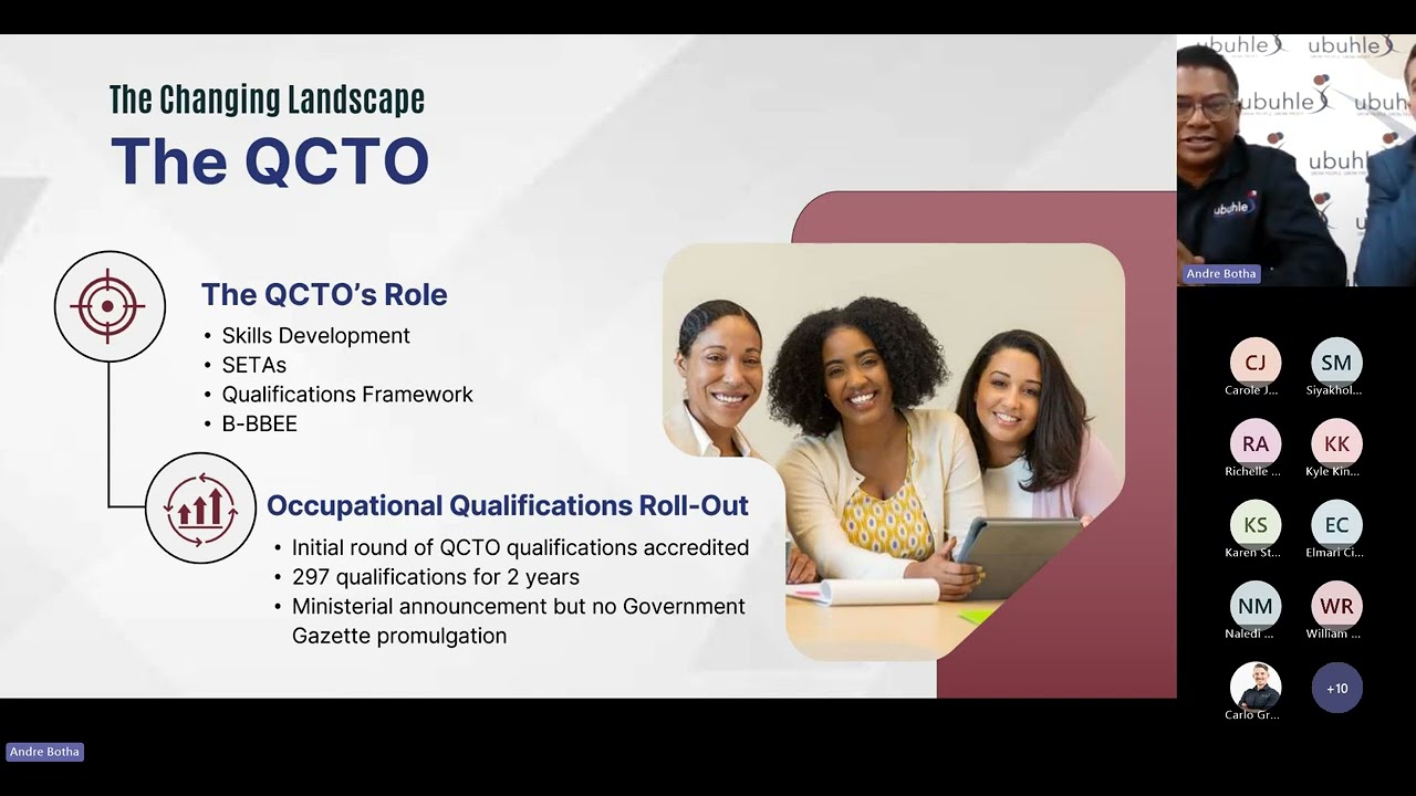 Webinar: The ABC of B-BBEE: Maximising your Skills Development Points using QCTO learnerships
